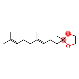 1,3-Dioxolane, 2-[(3E)-4,8-dimethyl-3,7-nonadien-1-yl]-2-methyl-