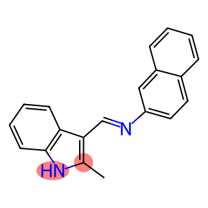 N-[(2-methyl-1H-indol-3-yl)methylene]-N-(2-naphthyl)amine