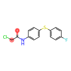 2-CHLORO-N-(4-[(4-FLUOROPHENYL)SULFANYL]PHENYL)ACETAMIDE
