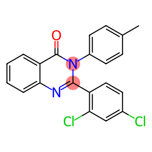 2-(2,4-dichlorophenyl)-3-(4-methylphenyl)-4(3H)-quinazolinone