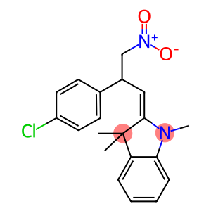 2-{2-(4-chlorophenyl)-3-nitropropylidene}-1,3,3-trimethylindoline