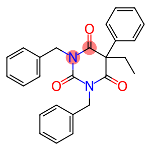 1,3-Bis(phenylmethyl)-5-ethyl-5-phenyl-2,4,6(1H,3H,5H)-pyrimidinetrion e