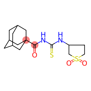 N-(1-adamantylcarbonyl)-N'-(1,1-dioxidotetrahydro-3-thienyl)thiourea