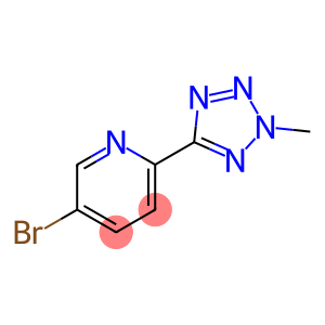 5-broMo-2-(2-Methyl-2H-tetrazol-5-yl)pyridine (c)