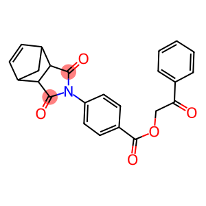 2-oxo-2-phenylethyl 4-(3,5-dioxo-4-azatricyclo[5.2.1.0~2,6~]dec-8-en-4-yl)benzoate