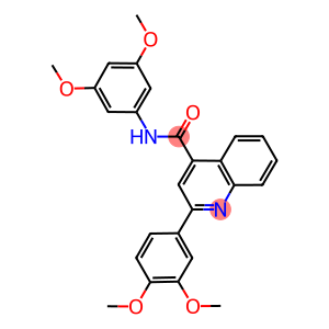 2-(3,4-dimethoxyphenyl)-N-(3,5-dimethoxyphenyl)-4-quinolinecarboxamide