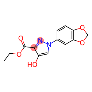 ethyl 1-(1,3-benzodioxol-5-yl)-4-hydroxy-1H-pyrazole-3-carboxylate