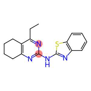 N-(1,3-benzothiazol-2-yl)-N-(4-ethyl-5,6,7,8-tetrahydro-2-quinazolinyl)amine