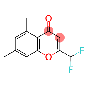 2-(difluoromethyl)-5,7-dimethylchromen-4-one