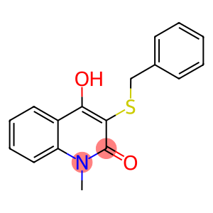 3-(benzylsulfanyl)-4-hydroxy-1-methyl-2(1H)-quinolinone