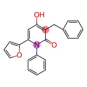 3-benzyl-6-(2-furyl)-4-hydroxy-1-phenyl-2(1H)-pyridinone