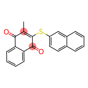 2-methyl-3-(2-naphthylsulfanyl)naphthoquinone