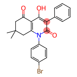 1-(4-bromophenyl)-4-hydroxy-7,7-dimethyl-3-phenyl-7,8-dihydro-2,5(1H,6H)-quinolinedione