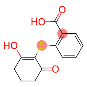 2-[(2-hydroxy-6-oxo-1-cyclohexen-1-yl)sulfanyl]benzoic acid