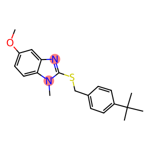 2-[(4-tert-butylbenzyl)sulfanyl]-5-methoxy-1-methyl-1H-benzimidazole