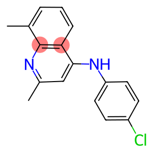 N-(4-chlorophenyl)-2,8-dimethylquinolin-4-amine