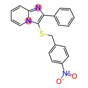 3-({4-nitrobenzyl}sulfanyl)-2-phenylimidazo[1,2-a]pyridine