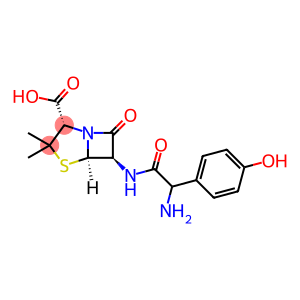 6-[α-Amino-α-(4-hydroxyphenyl)acetamido]penicillanic acid