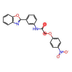 N-[3-(1,3-benzoxazol-2-yl)phenyl]-2-(4-nitrophenoxy)acetamide