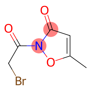 3(2H)-Isoxazolone, 2-(bromoacetyl)-5-methyl- (9CI)