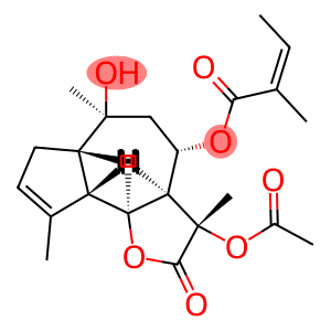 (3S)-3β-(Acetyloxy)-4β-(angeloyloxy)-3aβ,4,5,6,6aα,7,9aα,9bβ-octahydro-6α-hydroxy-3,6,9-trimethylazuleno[4,5-b]furan-2(3H)-one