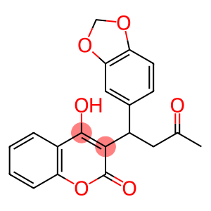 3-[1-(1,3-Benzodioxol-5-yl)-3-oxobutyl]-4-hydroxy-2H-1-benzopyran-2-one