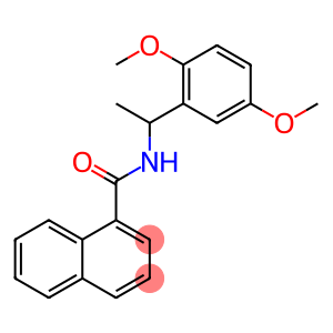 1-Naphthalenecarboxamide, N-[1-(2,5-dimethoxyphenyl)ethyl]-