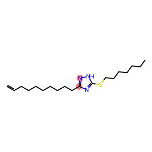 1H-1,2,4-Triazole, 3-(9-decen-1-yl)-5-(heptylthio)-