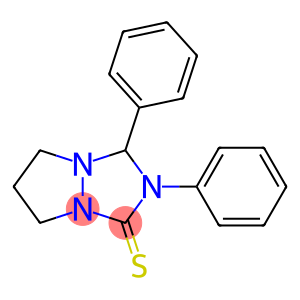 2,3-diphenyltetrahydro-1H,5H-pyrazolo[1,2-a][1,2,4]triazole-1-thione