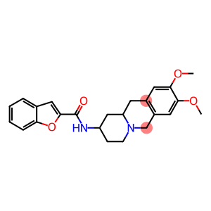 N-(8,9-DIMETHOXY-1,3,4,6,11,11A-HEXAHYDRO-2H-BENZO[B]QUINOLIZIN-2-YL)-BENZOFURAN-2-CARBOXAMIDE