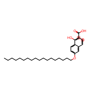 1-hydroxy-6-(octadecyloxy)-2-naphthoic acid