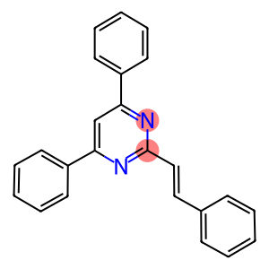 4,6-diphenyl-2-(2-phenylvinyl)pyrimidine