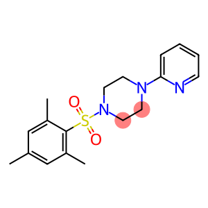 4-(2-PYRIDYL)-1-((2,4,6-TRIMETHYLPHENYL)SULFONYL)PIPERAZINE