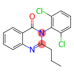 3-(2,6-dichlorophenyl)-2-propyl-4(3H)-quinazolinone