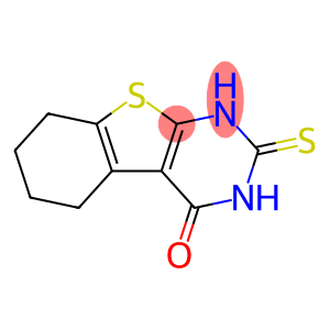 2-硫代-2,3,5,6,7,8-六氢苯并[4,5]噻吩并[2,3-d]嘧啶-4(1H)-酮