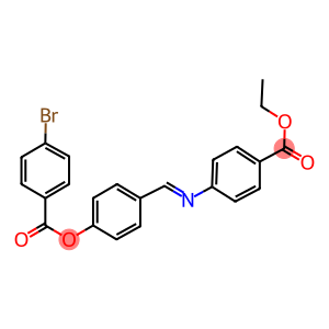 4-({[4-(ethoxycarbonyl)phenyl]imino}methyl)phenyl 4-bromobenzoate