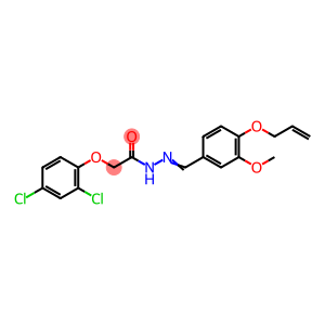 N'-[4-(allyloxy)-3-methoxybenzylidene]-2-(2,4-dichlorophenoxy)acetohydrazide