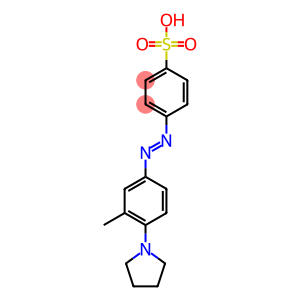 4-[[3-Methyl-4-(1-pyrrolidinyl)phenyl]azo]benzenesulfonic acid