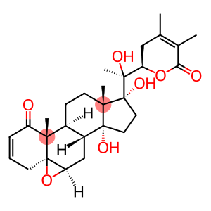 (17S,22R)-5,6β-Epoxy-14,17,20,22-tetrahydroxy-1-oxo-5β-ergosta-2,24-dien-26-oic acid δ-lactone