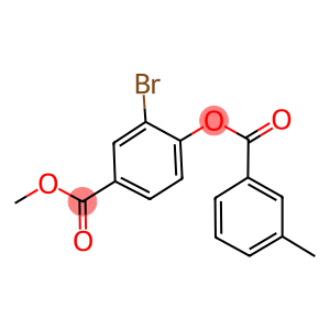 methyl 3-bromo-4-[(3-methylbenzoyl)oxy]benzoate