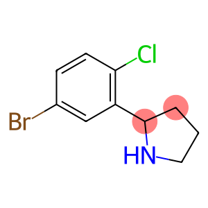 2-(5-bromo-2-chlorophenyl)pyrrolidine