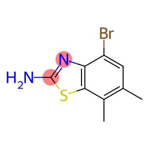 2-BENZOTHIAZOLAMINE, 4-BROMO-6,7-DIMETHYL-