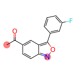 1-[3-(3-FLUOROPHENYL)-2,1-BENZISOXAZOL-5-YL]-1-ETHANONE