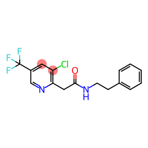 2-[3-CHLORO-5-(TRIFLUOROMETHYL)-2-PYRIDINYL]-N-PHENETHYLACETAMIDE