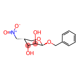 (4R)-Benzyl-4-deoxy-4-C-nitromethyl-β-D-arabinopyranoside