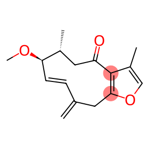 Cyclodeca[b]furan-4(5H)-one, 6,7,10,11-tetrahydro-7-methoxy-3,6-dimethyl-10-methylene-, (6R,7S,8E)-