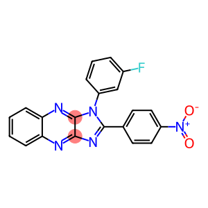 3-(3-fluorophenyl)-2-(4-nitrophenyl)imidazo[4,5-b]quinoxaline
