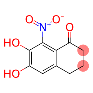 1(2H)-Naphthalenone, 3,4-dihydro-6,7-dihydroxy-8-nitro- (9CI)