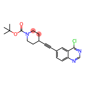 1-Piperidinecarboxylic acid, 4-[2-(4-chloro-6-quinazolinyl)ethynyl]-, 1,1-dimethylethyl ester