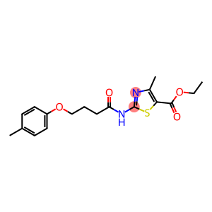 ethyl 4-methyl-2-{[4-(4-methylphenoxy)butanoyl]amino}-1,3-thiazole-5-carboxylate